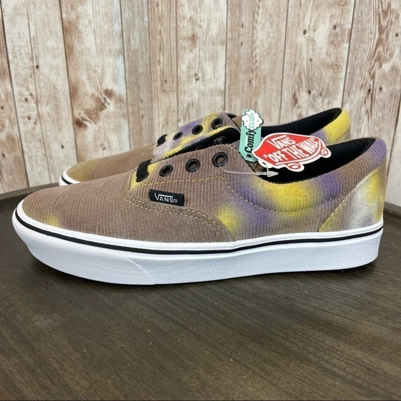 Vans ComfyCush Era (Blotched) “Mlt/Prp Velvet” Shoe Size 7.5 Women - Picture 4 of 9